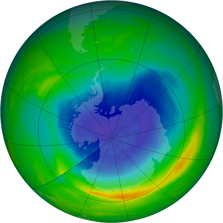 Ozone Map 1983-10-08